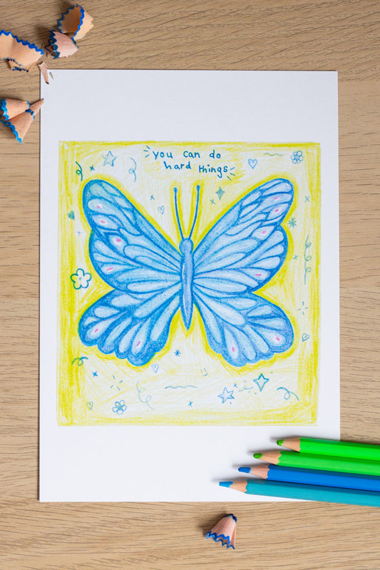 "you can do hard things" | A5 Print
