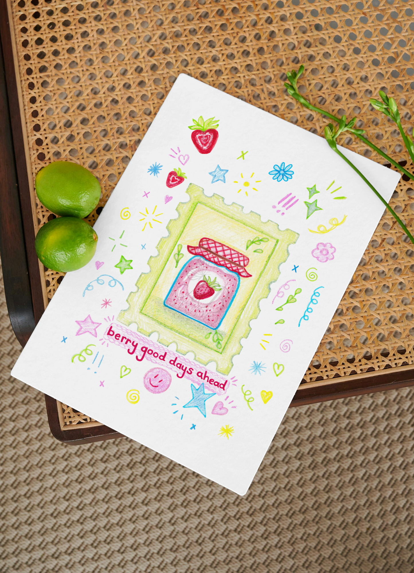 "berry good days ahead" | A5 Print