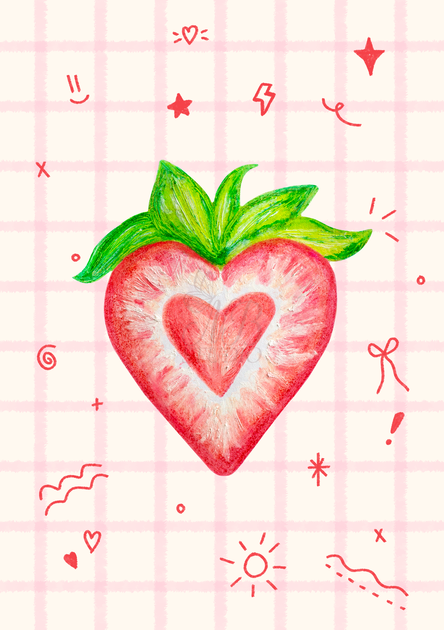 "The Strawberry Patch" | A5 Print