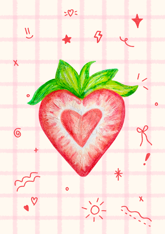 "The Strawberry Patch" | A5 Print